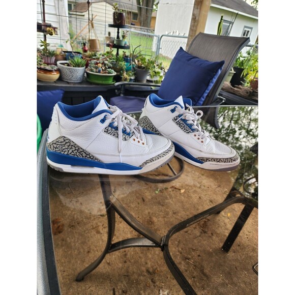 Nike Air Jordan 3 Retro Wizards Blue White Cement Copper Men Size 9 CT8532-148 main image 9